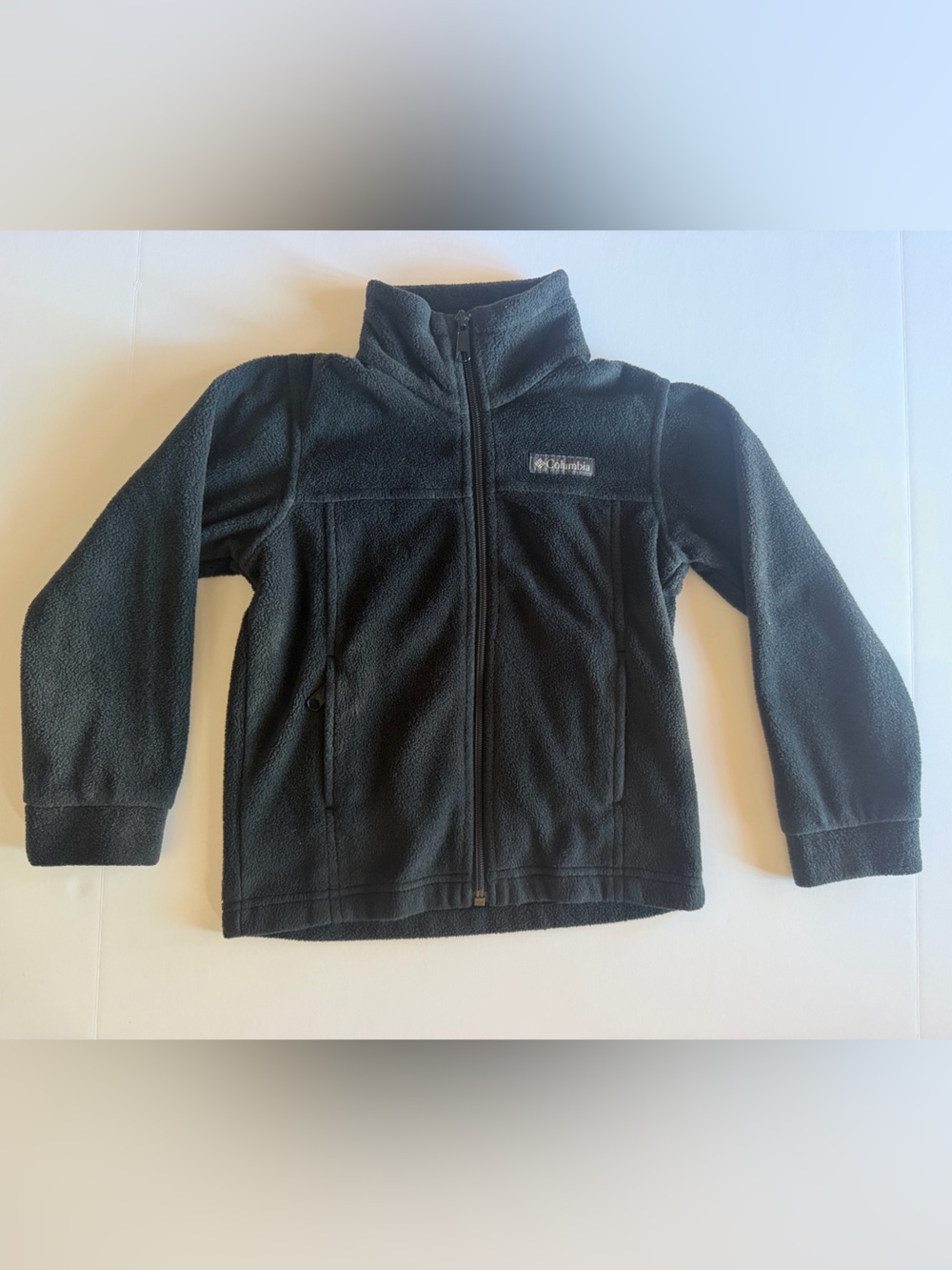 Columbia Kids Black Teddy Fleece Full-Zip Jacket Black Boys XXS